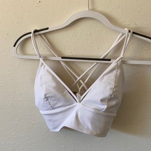 LuluLemon white bra size 6